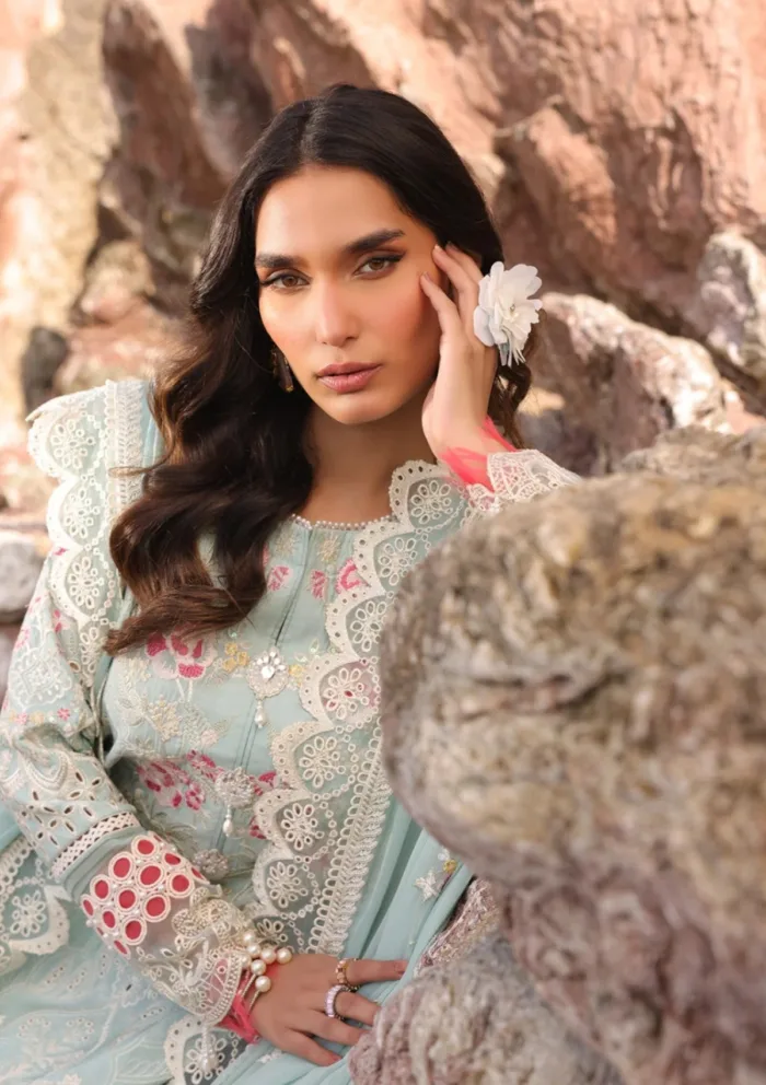 Imrozia Serene SL 76 A Aidan Hania Luxury Lawn Collection - Image 3