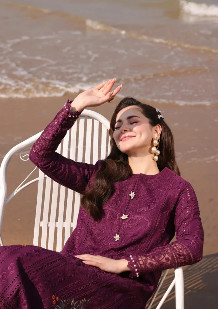 Imrozia Serene SL 77 Izaan Hania Luxury Lawn Collection - Image 3