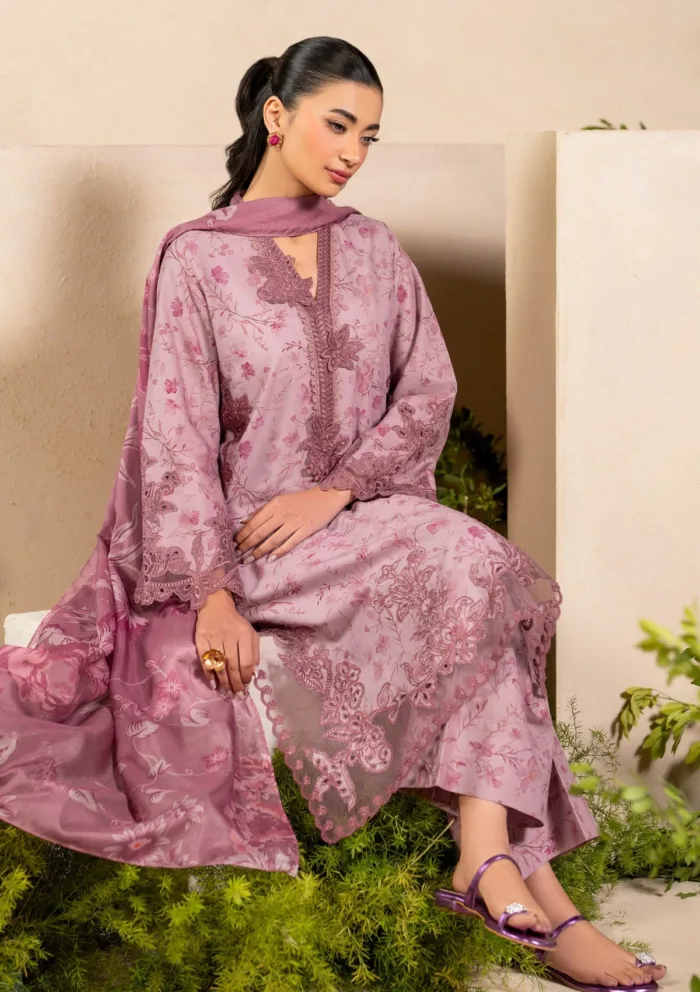 Iznik Eid Edit 25 EFL 04 Festive Luxury Lawn Collection - Image 4