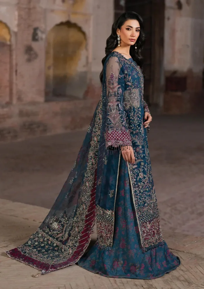Iznik ILC 03 Luxury Chiffon 25 Luxury Lawn Collection - Image 3