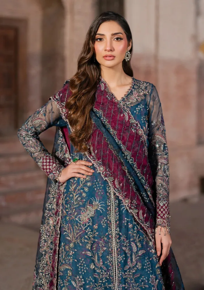 Iznik ILC 03 Luxury Chiffon 25 Luxury Lawn Collection - Image 4