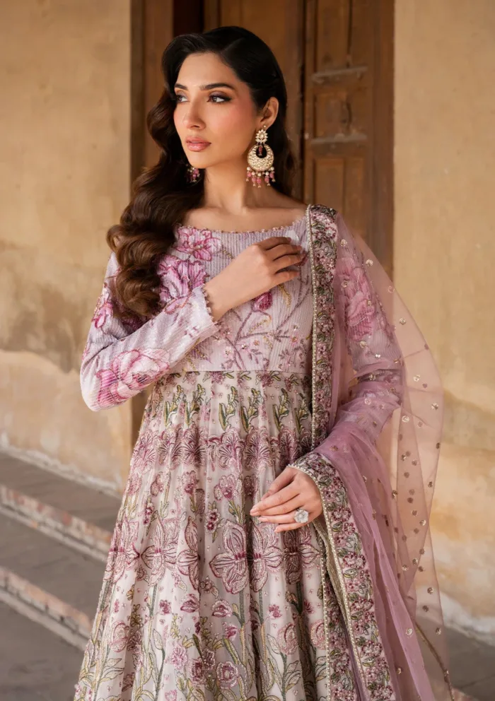 Iznik ILC 08 Luxury Chiffon 25 Luxury Lawn Collection - Image 4