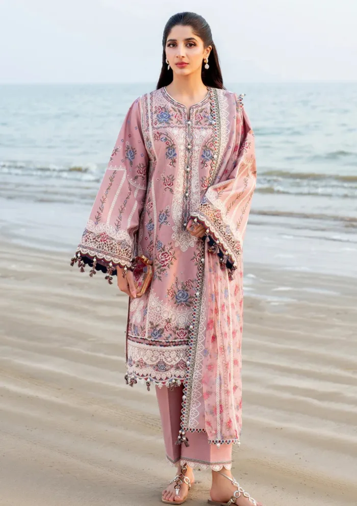 Jazmin JSE 02 Shahkaar Eid 25 Luxury Lawn Collection - Image 2