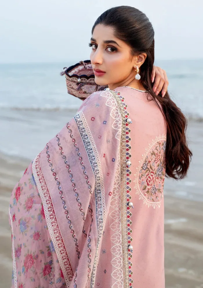Jazmin JSE 02 Shahkaar Eid 25 Luxury Lawn Collection - Image 5