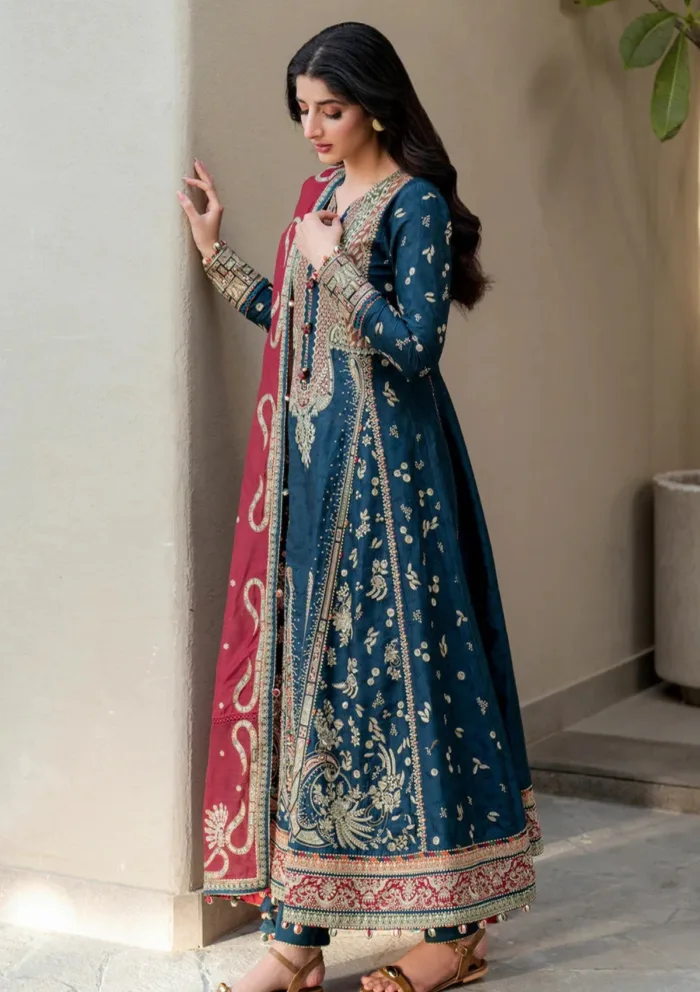 Jazmin JSE 03 Shahkaar Eid 25 Luxury Lawn Collection - Image 3