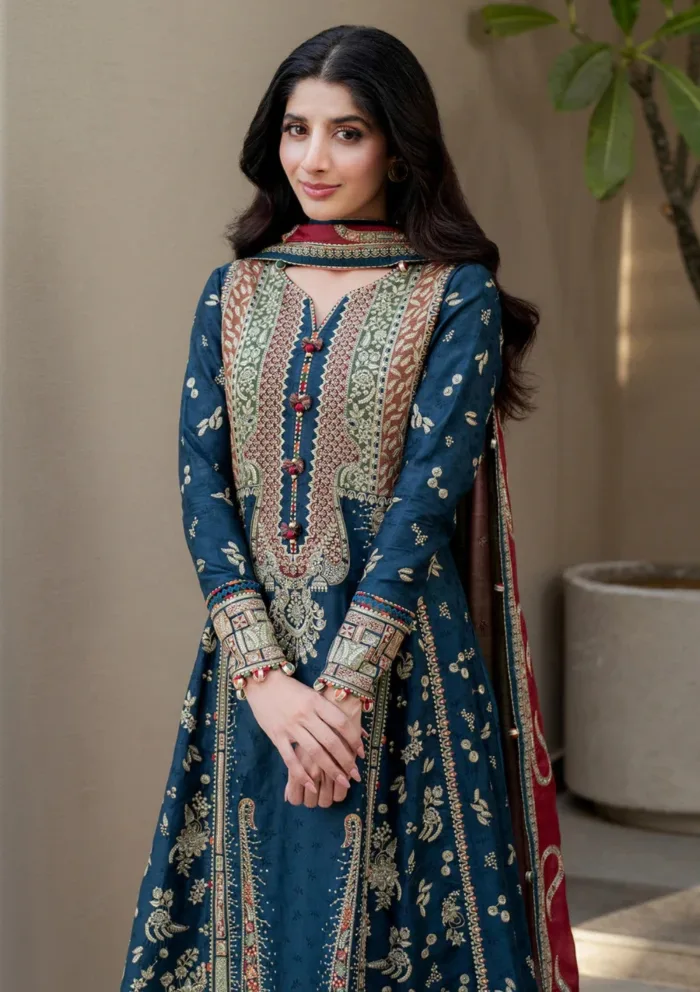 Jazmin JSE 03 Shahkaar Eid 25 Luxury Lawn Collection - Image 4