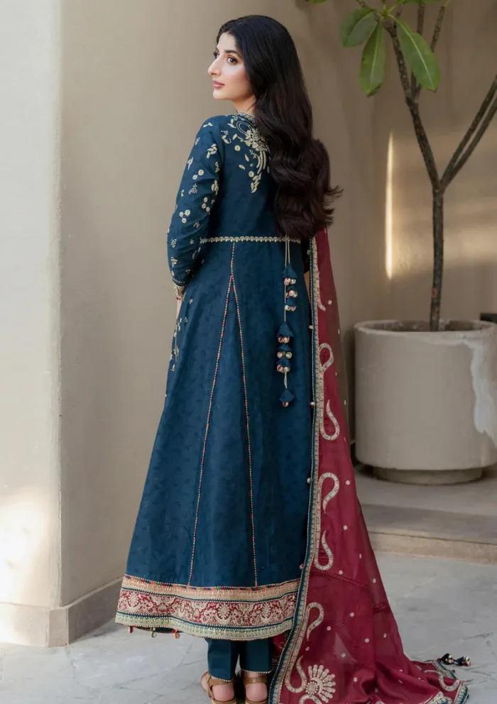 Jazmin JSE 03 Shahkaar Eid 25 Luxury Lawn Collection - Image 5