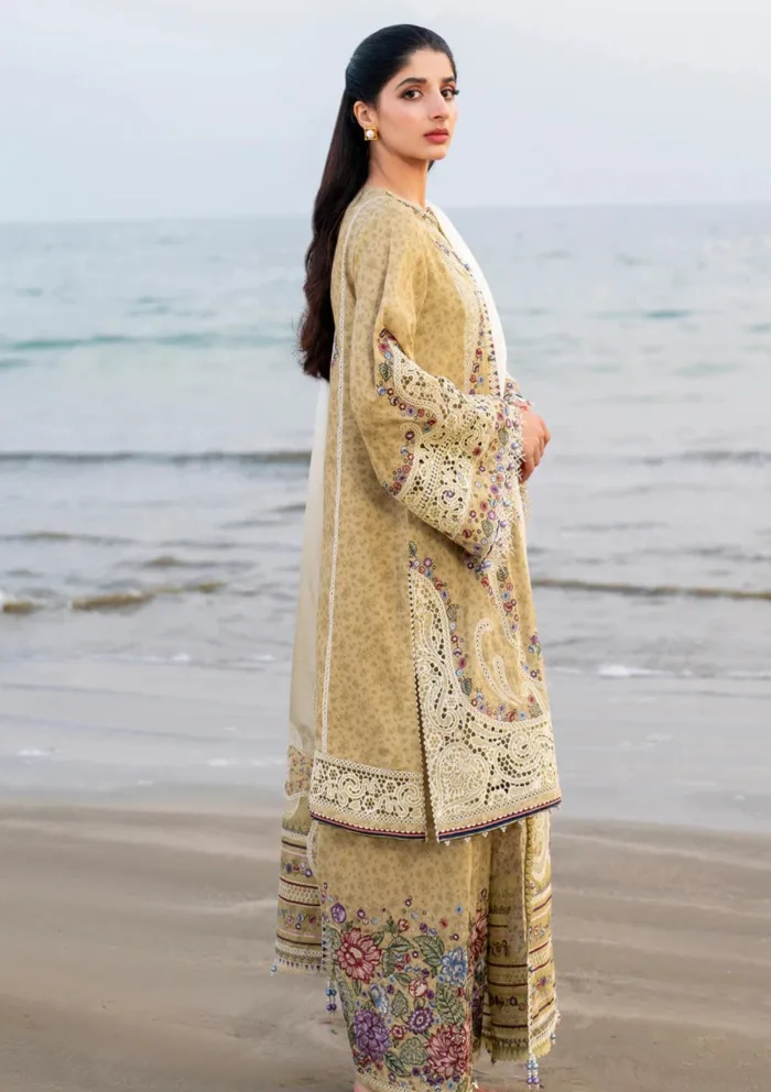 Jazmin JSE 04 Shahkaar Eid 25 Luxury Lawn Collection - Image 4