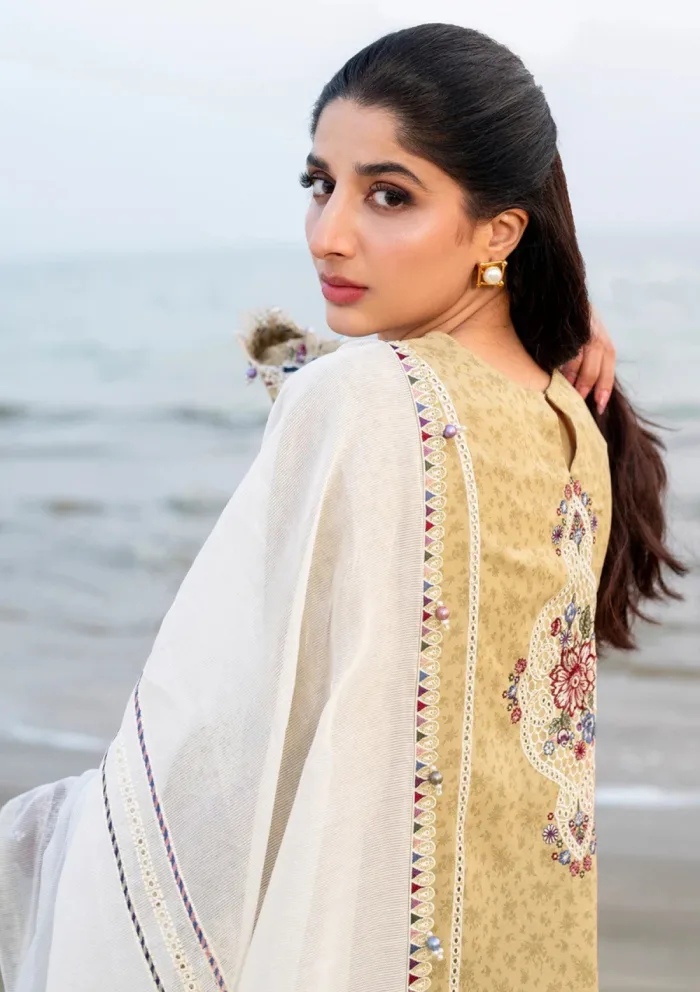 Jazmin JSE 04 Shahkaar Eid 25 Luxury Lawn Collection - Image 5