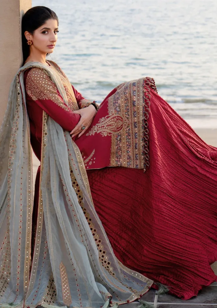 Jazmin JSE 05 Shahkaar Eid 25 Luxury Lawn Collection - Image 5