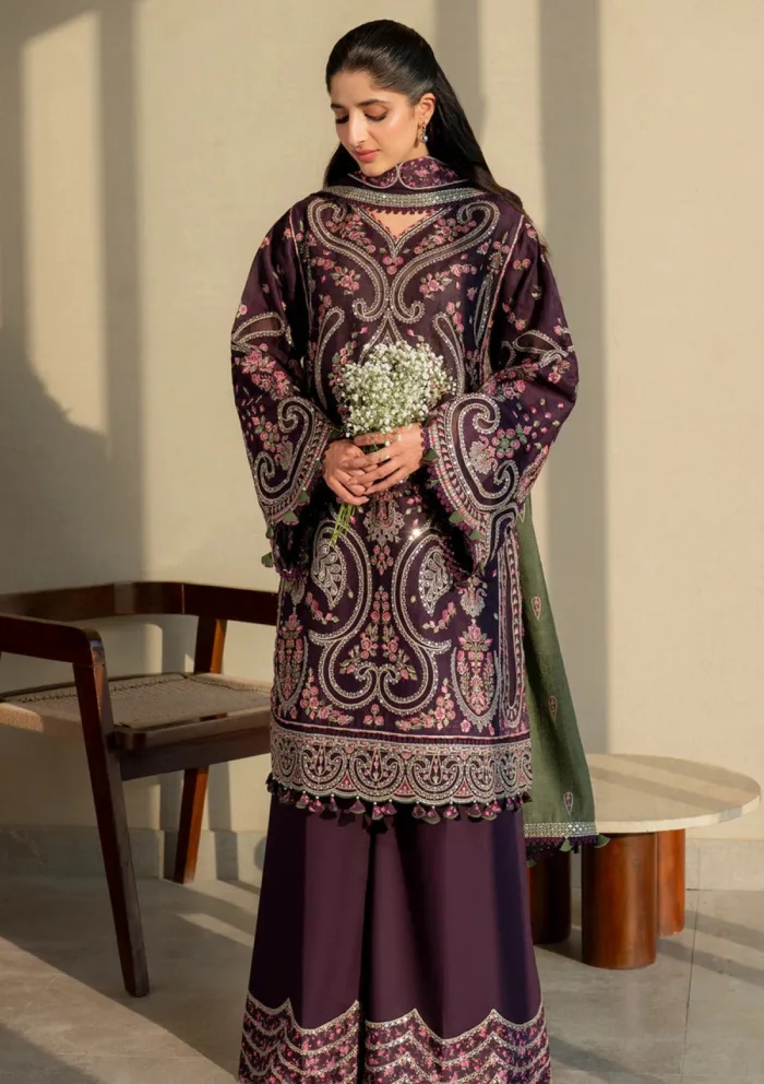 Jazmin JSE 06 Shahkaar Eid 25 Luxury Lawn Collection - Image 2
