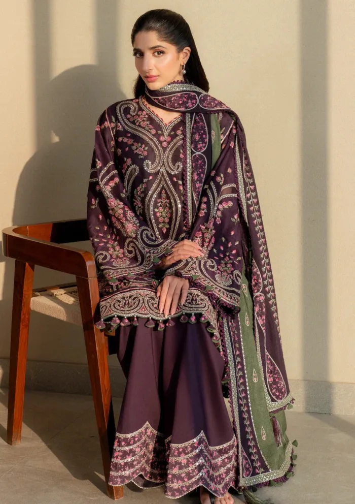 Jazmin JSE 06 Shahkaar Eid 25 Luxury Lawn Collection - Image 3
