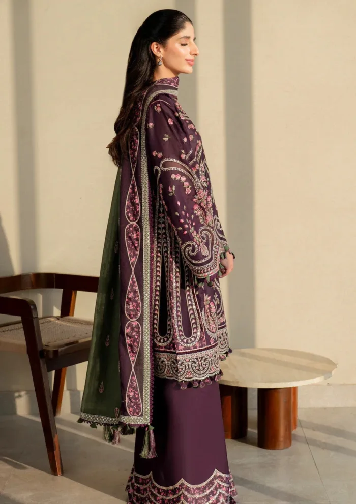 Jazmin JSE 06 Shahkaar Eid 25 Luxury Lawn Collection - Image 4