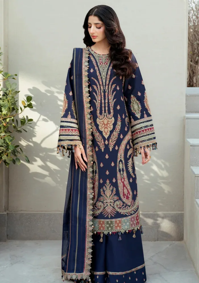 Jazmin JSE 08 Shahkaar Eid 25 Luxury Lawn Collection - Image 4