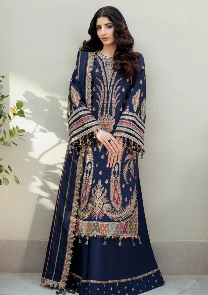 Jazmin JSE 08 Shahkaar Eid 25 Luxury Lawn Collection - Image 5