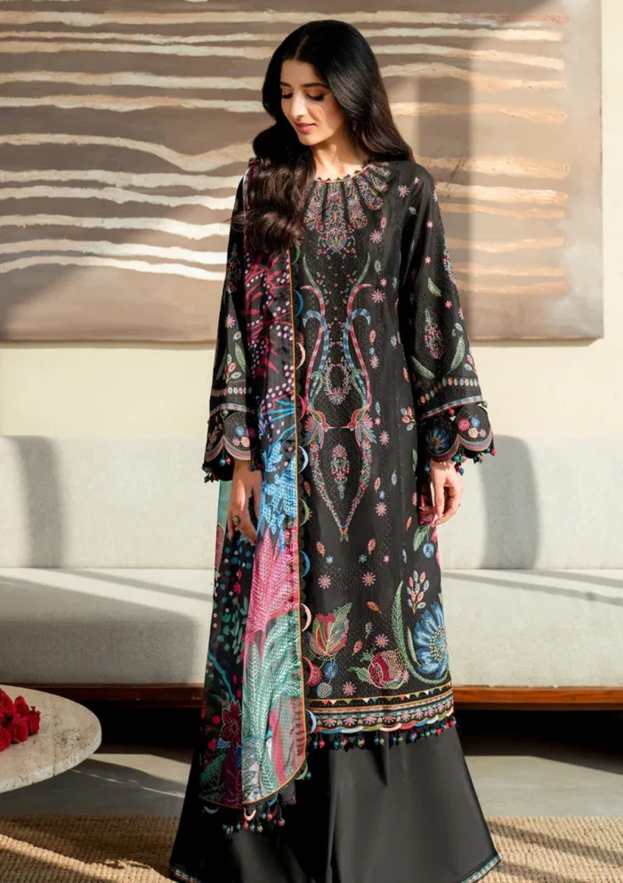 Jazmin JSE 10 Shahkaar Eid 25 Luxury Lawn Collection - Image 3