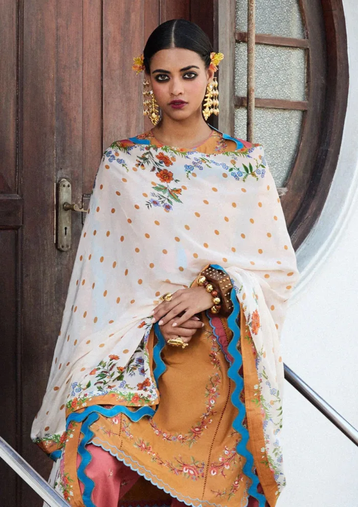 Jugnu by Hussain Rehar Nal Spring Summer 25 Luxury Lawn Collection - Image 2