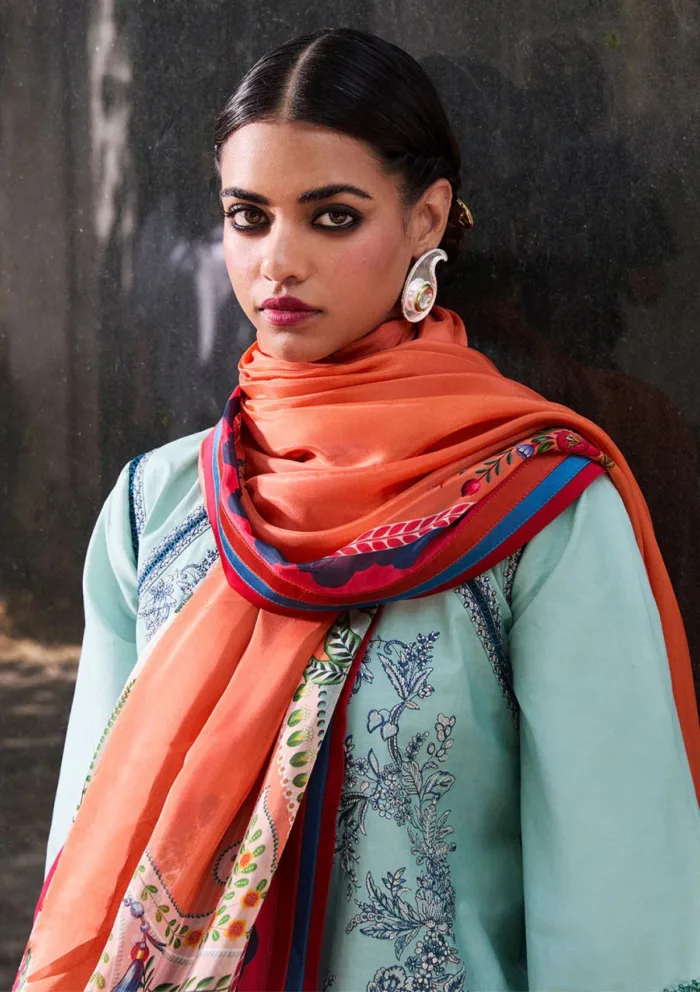 Jugnu by Hussain Rehar Neelum Spring Summer 25 Luxury Lawn Collection - Image 2