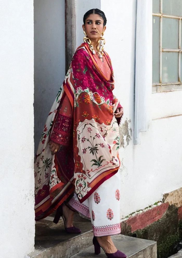 Jugnu by Hussain Rehar Panjnad Spring Summer 25 Luxury Lawn Collection - Image 2