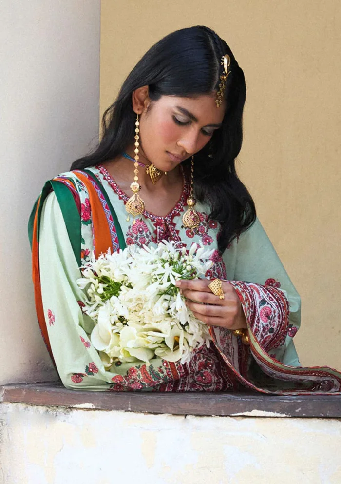 Jugnu by Hussain Rehar Rupal Spring Summer 25 Luxury Lawn Collection - Image 4