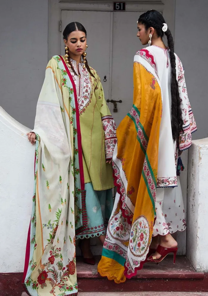 Jugnu by Hussain Rehar Siran Spring Summer 25 Luxury Lawn Collection - Image 2