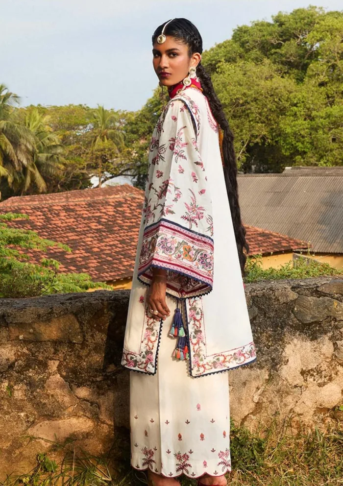 Jugnu by Hussain Rehar Tibet Spring Summer 25 Luxury Lawn Collection - Image 4