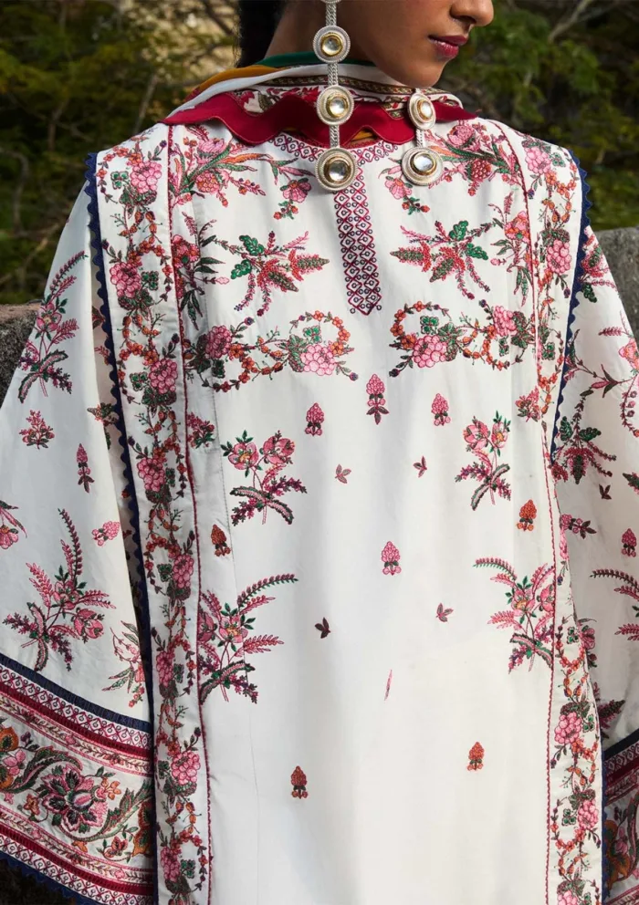 Jugnu by Hussain Rehar Tibet Spring Summer 25 Luxury Lawn Collection - Image 5