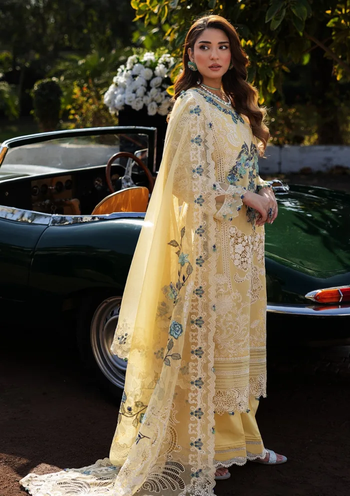 Kahf Premium KLR 03 Sasha Luxury Lawn 25 Collection - Image 2