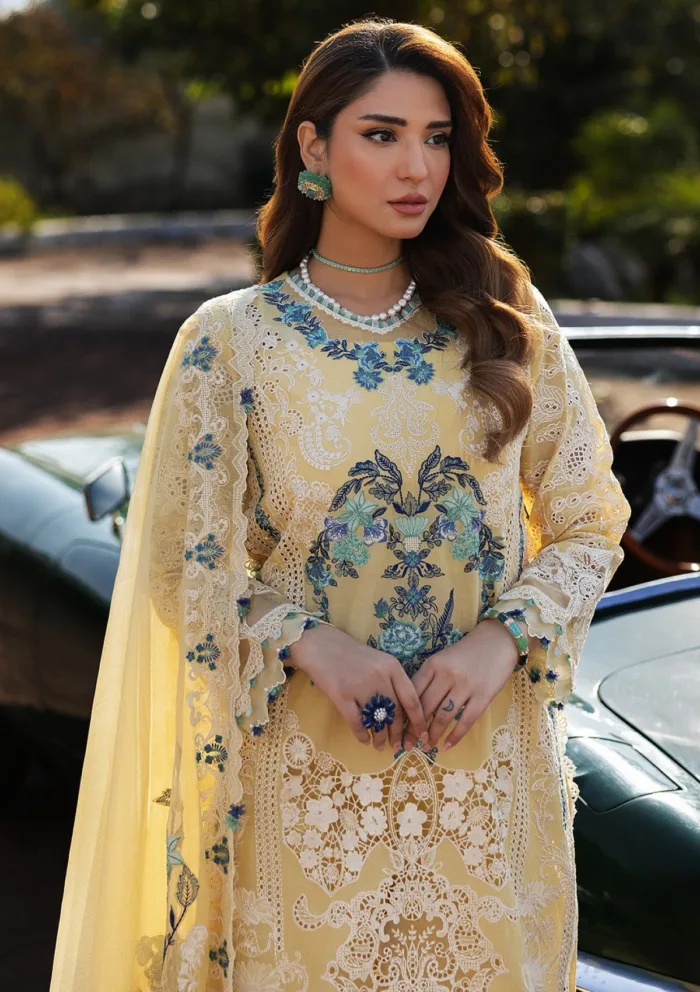 Kahf Premium KLR 03 Sasha Luxury Lawn 25 Collection - Image 3