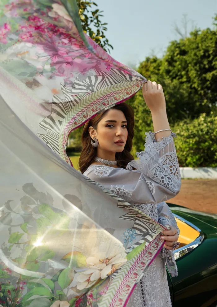 Kahf Premium KLR 04 Lilia Luxury Lawn 25 Collection - Image 3