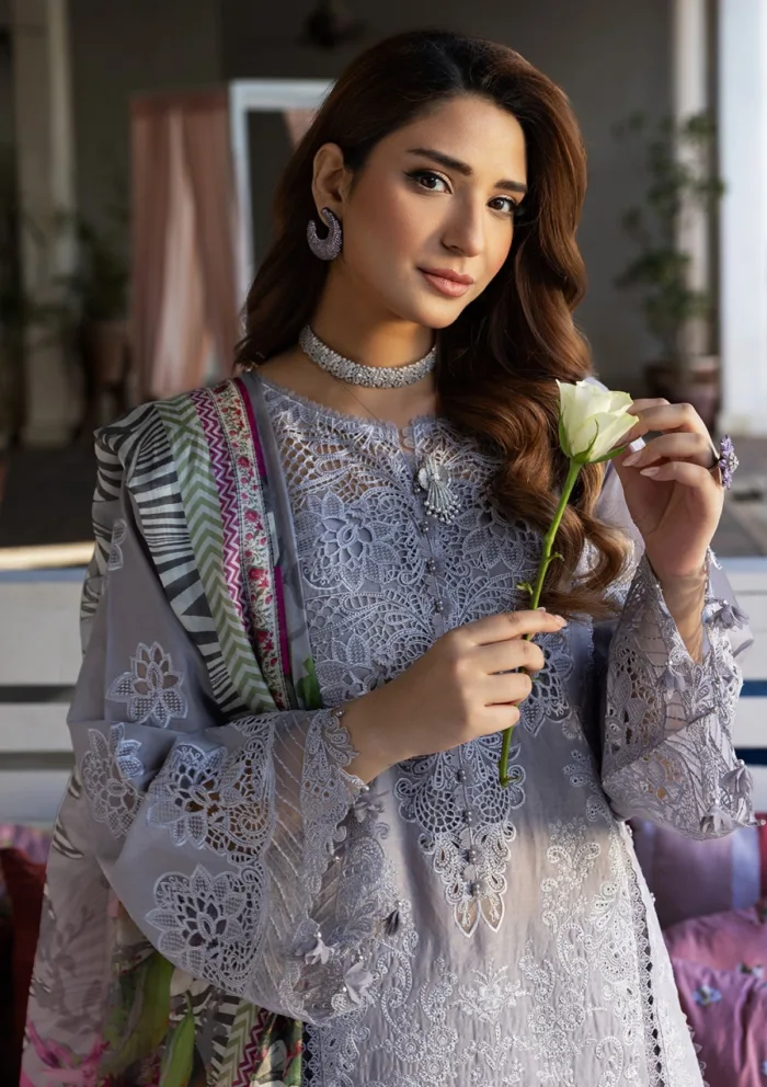 Kahf Premium KLR 04 Lilia Luxury Lawn 25 Collection - Image 4