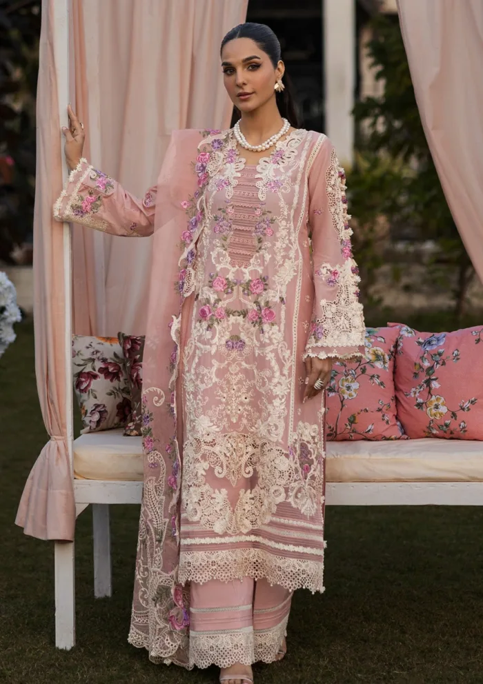 Kahf Premium KLR 09 Bellerose Luxury Lawn 25 Collection - Image 3