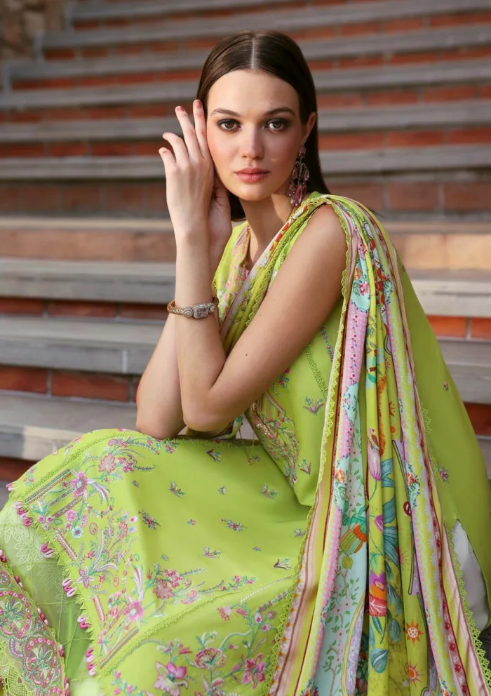 Kanwal Malik Unstitched 25 Erna Zaina Luxury Lawn Collection - Image 4