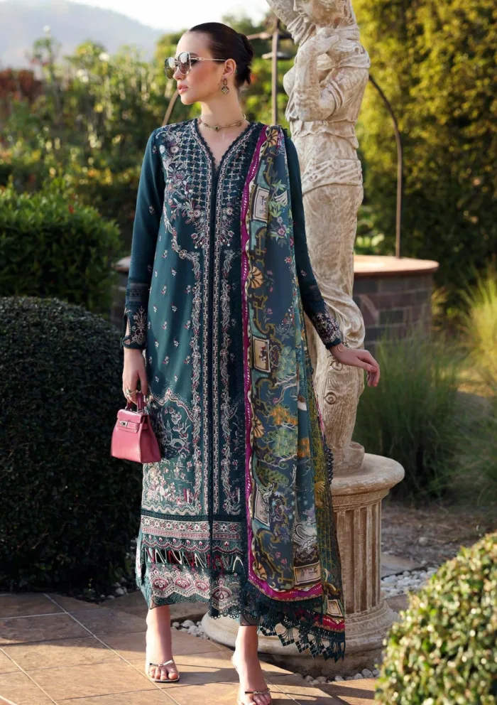 Kanwal Malik Unstitched 25 Livia Zaina Luxury Lawn Collection - Image 2