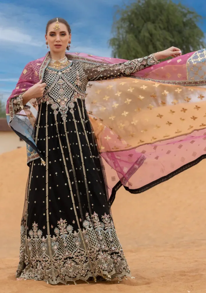 Kara 04 Midnight Noir Luxe Volume Ii Luxury Lawn Collection - Image 2