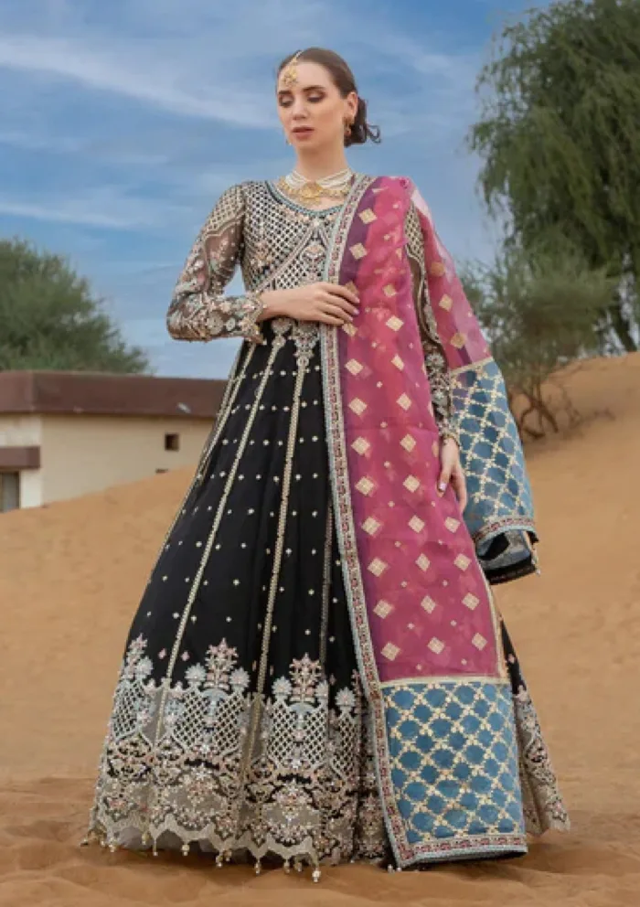 Kara 04 Midnight Noir Luxe Volume Ii Luxury Lawn Collection - Image 6