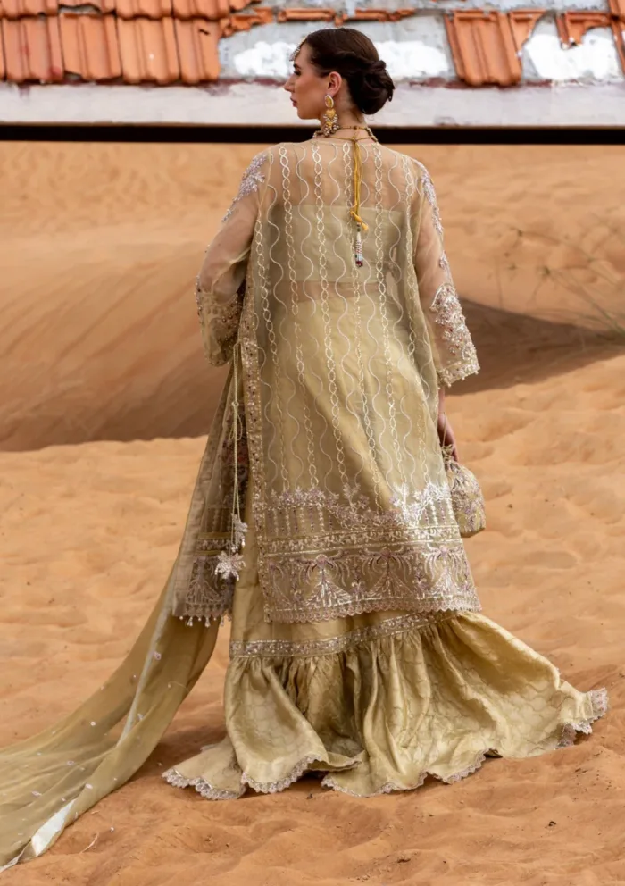 Kara 05 Amber Glow Luxe Volume II Luxury Lawn Collection - Image 4