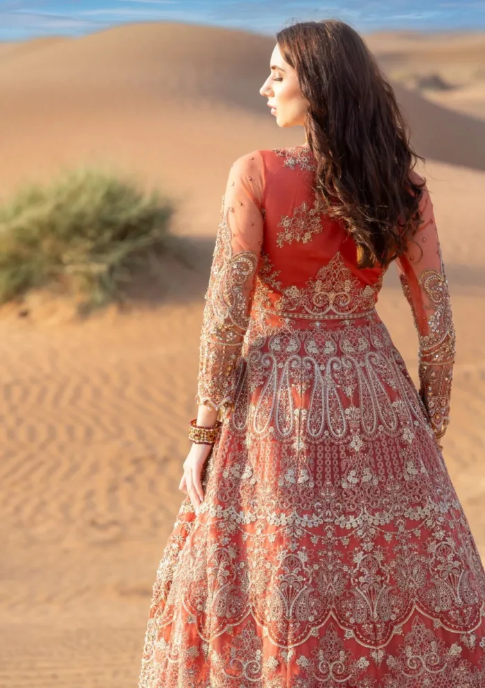 Kara 06 Copper Chic Luxe Volume II Luxury Lawn Collection - Image 4