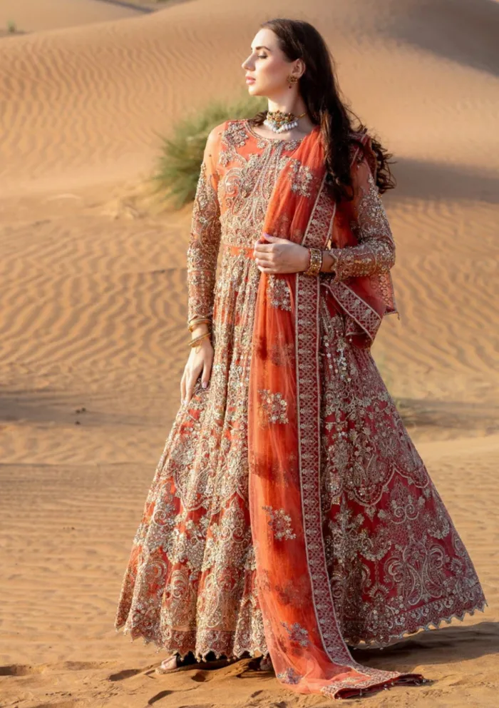 Kara 06 Copper Chic Luxe Volume II Luxury Lawn Collection - Image 5