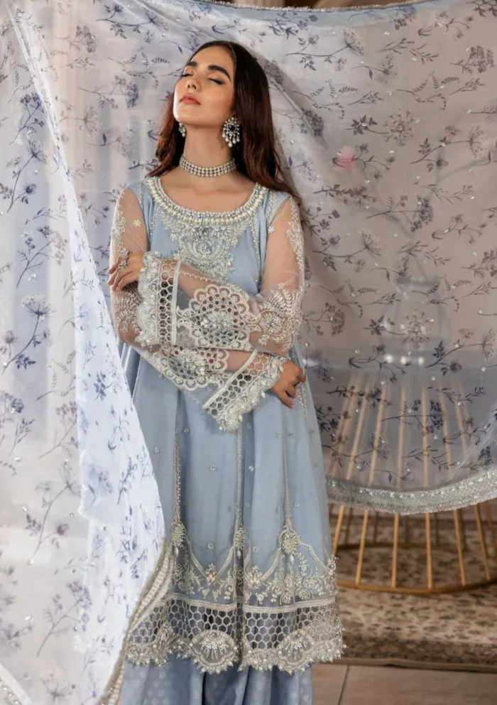 La Elise LR24 01 Estelle Reve De Soie Luxury Lawn Collection - Image 3