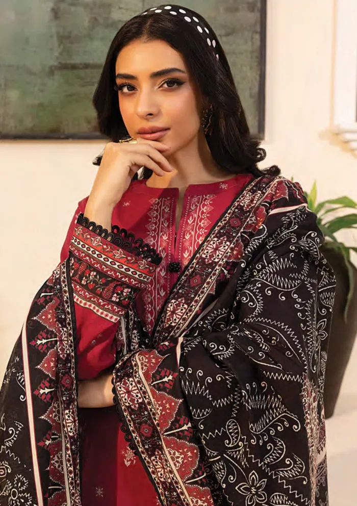 Lakhany Unstitched 25 LG MM 0242 Summer Prints Luxury Lawn Collection - Image 2