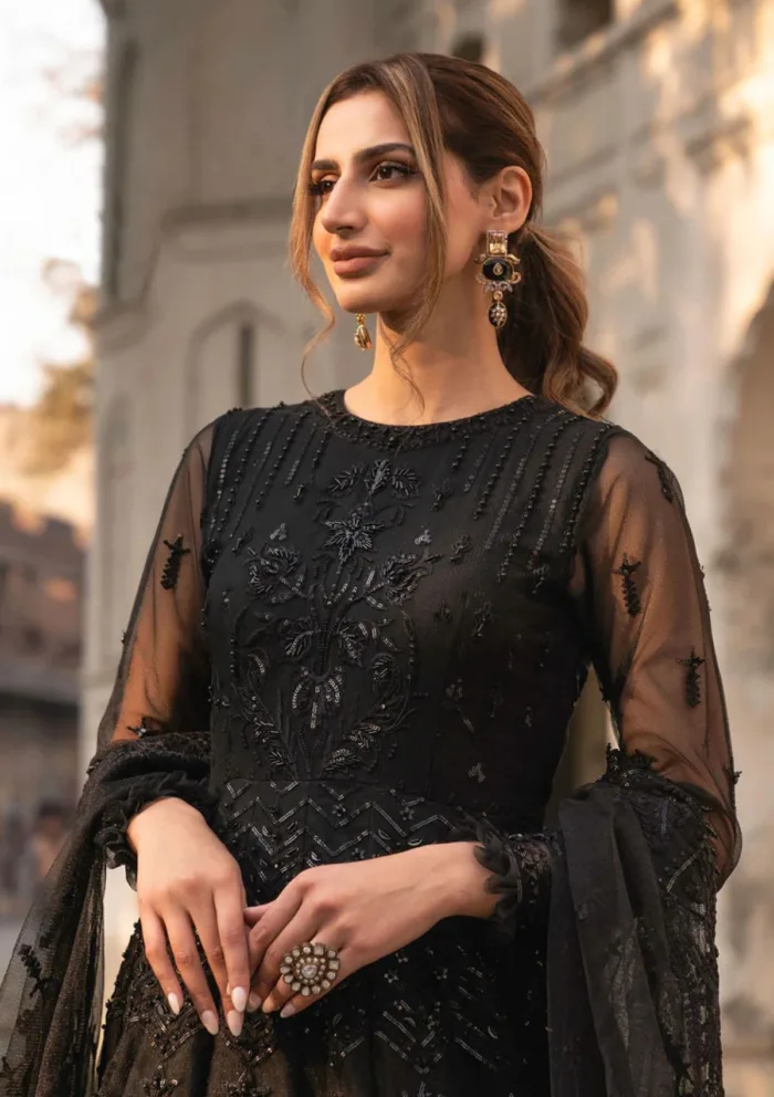 Luxeline Atelier LA24 06 Meena Alaya Luxury Lawn Collection - Image 9