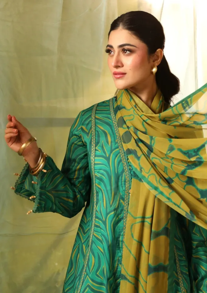 M.Basics MUS 04A Summer Unstitched 25 Luxury Lawn Collection - Image 3