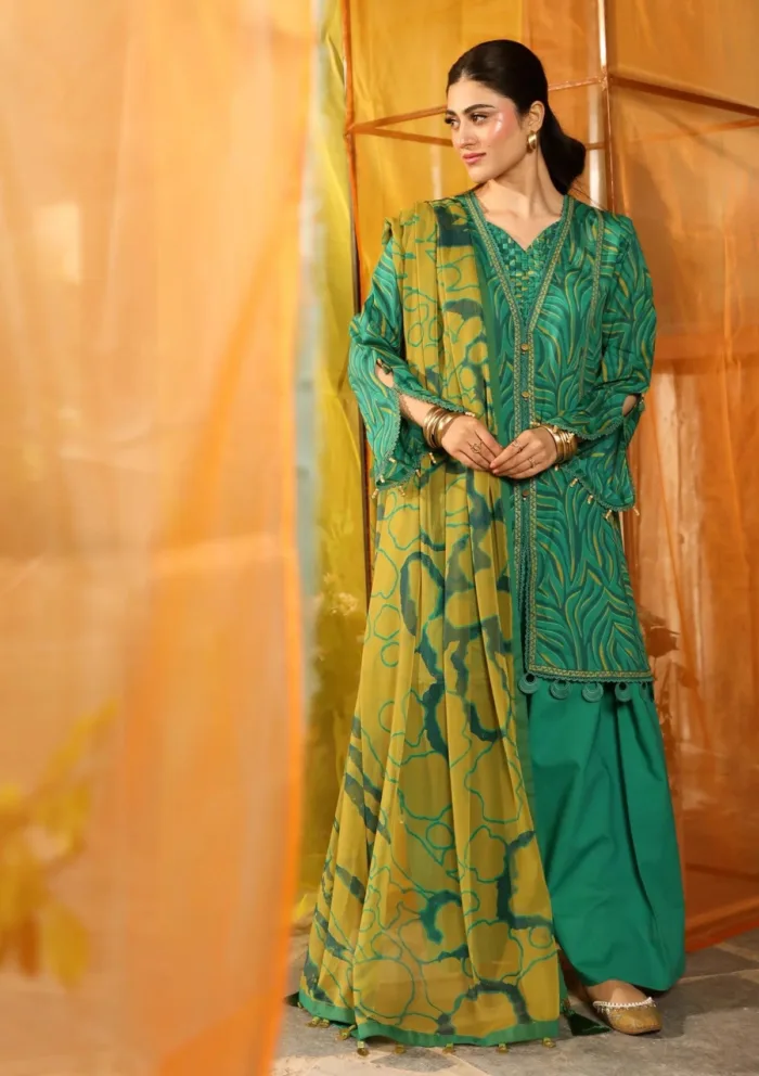 M.Basics MUS 04A Summer Unstitched 25 Luxury Lawn Collection - Image 4