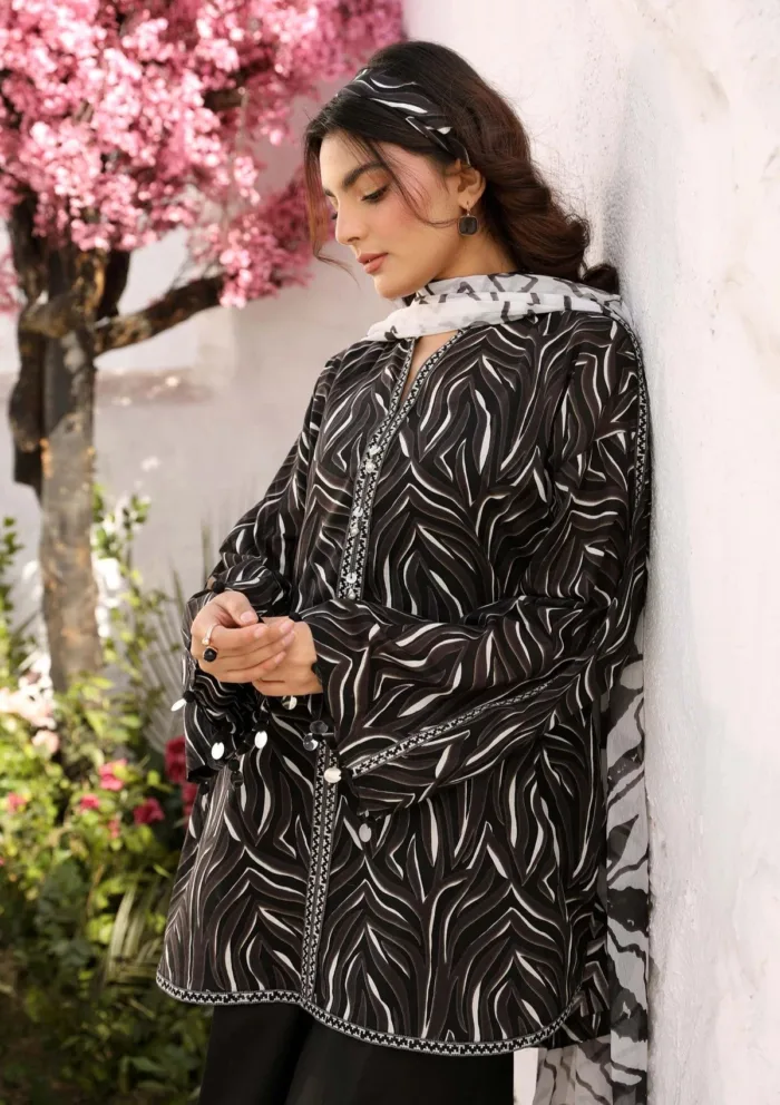 M.Basics MUS 04B Summer Unstitched 25 Luxury Lawn Collection - Image 3