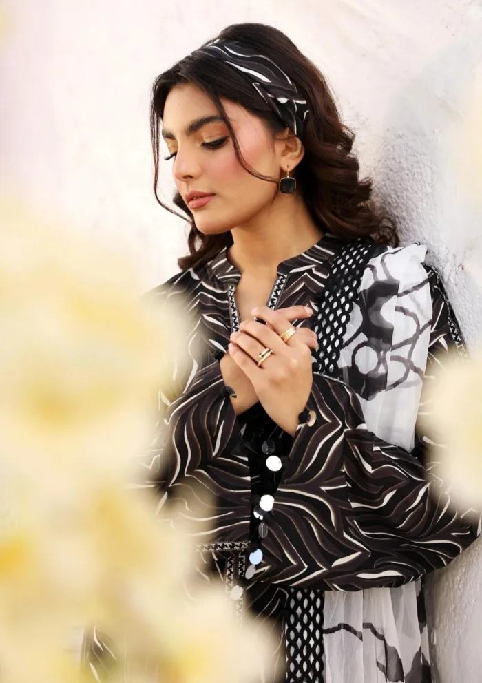 M.Basics MUS 04B Summer Unstitched 25 Luxury Lawn Collection - Image 4