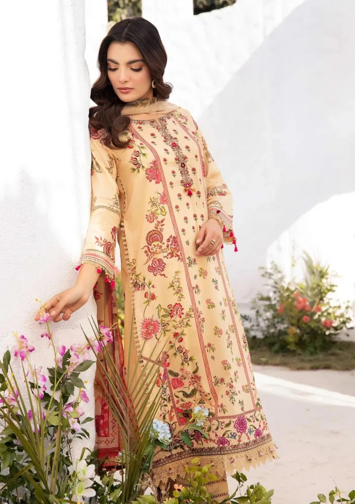 M.Basics MUS 05A Summer Unstitched 25 Luxury Lawn Collection - Image 3