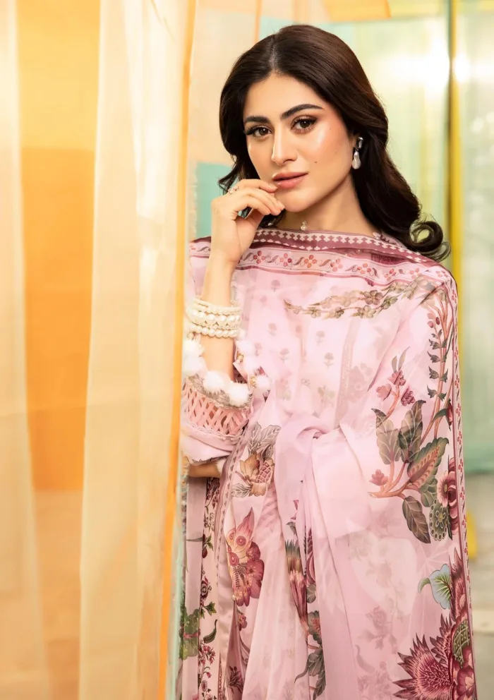M.Basics MUS 05B Summer Unstitched 25 Luxury Lawn Collection - Image 3