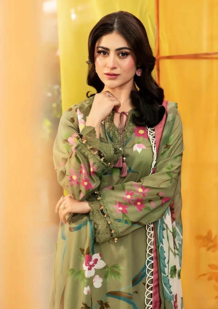 M.Basics MUS 07A Summer Unstitched 25 Luxury Lawn Collection - Image 3