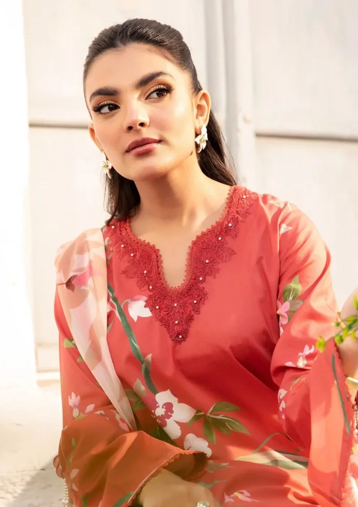M.Basics MUS 07B Summer Unstitched 25 Luxury Lawn Collection - Image 3
